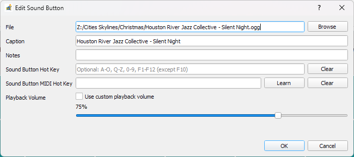 Python SSP sound button editor